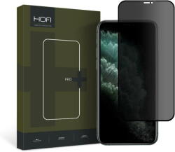 HOFI Folie Protectie Ecran HOFI PRO+ pentru Apple iPhone 11 Pro / iPhone XS / iPhone X, Sticla securizata, Full Face, Full Glue, Privacy, Neagra (fol/ec/hof/pr/ai1/st/fu/fu/pr/ne) - pcone