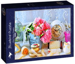 Bluebird Puzzle 1000 db-os puzzle - Pink Peony Flowers (90261) (90261)