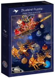 Bluebird Puzzle 1000 db-os puzzle - Santa Claus is arriving (90316) (90316)