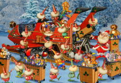 Bluebird Puzzle 90406 - Ready for Christmas Delivery Season - 1000 db-os puzzle (90406)