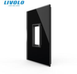 LIVOLO Rama de sticla, standard italian, 1M Negru (VL-P9E-1B)