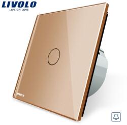 LIVOLO Intrerupator sonerie Auriu (VL-C701B-13)