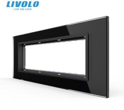 LIVOLO Rama de sticla, standard italian, 7M Negru (VL-P9E-7B)