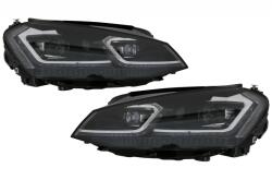 KITT Faruri LED Bi-Xenon Look VW Golf 7 VII (2012-2017) Facelift G7.5 R Line Design cu Semnal Dinamic Performance AutoTuning
