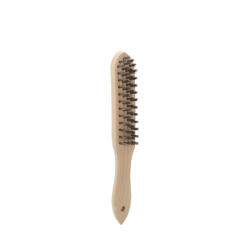 Norton nyeles kézi hullámos inox drótkefe fa nyéllel 290x140x25mm 4R, 12 db/csomag (CT605461) - corvinustoolskft