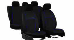 SUZUKI Liana Univerzális Üléshuzat Eco Line Eco bőr fekete színben kék varrással (ELIKEK-SUZLian)