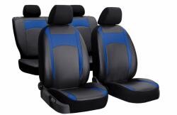 Hyundai Tucson (I, II) // ISUZU D-MAX (I, II, III) Univerzális Üléshuzat DESIGN Eco bőr fekete kék színben (DBKEK-HYUTucs)