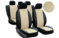 Seat Oroszlán (II, III) Univerzális Üléshuzat PERLINE Eco bőr bézs színben (UNIP4-SEAOros)