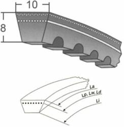 Optibelt AVX10x750 La Optibelt ékszíj