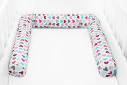 Scamp rácsvédő hengerpárna /ColorfulHearts (BRV018)