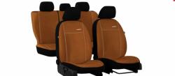 Hyundai Elantra (I, II) Univerzális Üléshuzat Comfort Alcantara barna színben (COMBAR-HYUElan)