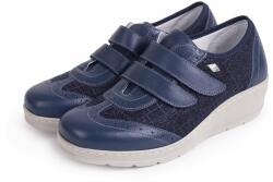 Vlnka Női bőr tornacipő "Ilona" - kék felnőtt cipő méret 39