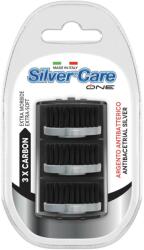 Silver Care Set 3 rezerve Silver Care One Extra Soft Carbune cap argint, actiune antibacteriana naturala si continua