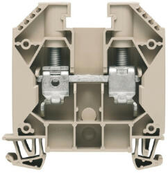  Weidmüller 1028900000 WDU 16/ZA Átvezető sorkapocs, Csavaros csatlakozás, 16 mm2; , 1000 V, 76 A, Sötétbézs (1028900000)