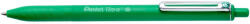Pentel Golyóstoll nyomógombos 0, 35mm, Pentel iZee, írásszín zöld (BX467-D) - iroszer24