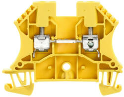 Weidmüller 1020120000 WDU 4 GE Átvezető sorkapocs, Csavaros csatlakozás, 4 mm2; , 800 V, 32 A, Sárga (1020120000)