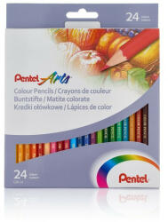 Pentel Színes ceruza készlet, hatszögletű Pentel 24 klf. szín (CB8-24U) - iroszer24