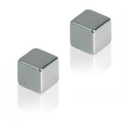 Franken Mágnes, 1x1x1x1cm, erős, üvegtáblához, 4 db/csomag, Franken ezüst (HMN1010) - iroszer24
