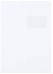 Bluering Boríték TC/4 szilikonos bélésnyomott jobb ablak 55x90mm ablak jobb oldalról 20mm felülről 57mm Bluering® fehér (TC4SZJA55X90) - iroszer24