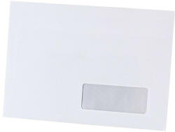 Bluering Boríték LC/5 szilikonos bélésnyomott jobb ablakos 35x90mm 162x229mm J28A20 Bluering® fehér (BORLC5SZILI3590) - iroszer24