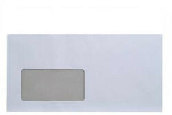 Bluering Boríték LA4 szilikonos bélésnyomott bal ablakos 35x90mm 110x220mm B20A20 Bluering® fehér (BORLA4SZILI359B) - iroszer24