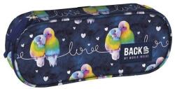 DERFORM BackUp papagájos ovális tolltartó - LOVE (PB5A04) - iskolataskawebshop