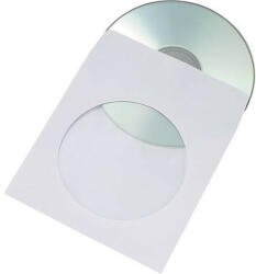 Bluering Boríték TCD öntapadó körablakos cd papírtok 125x125mm 1000 db Bluering® fehér