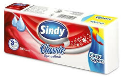 Sindy Papírzsebkendő 3 rétegű 100 db/csomag Sindy Classic (2585) - iroszer24