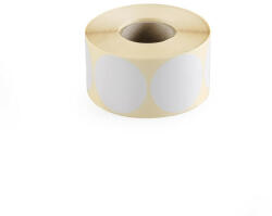  Etikett címke, 50mm, körcímke tekercses 1000 db/tekercs fehér - iroszer24
