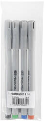  Alkoholos marker tűfilc 0, 4mm, S tender, 4 klf. szín (9070050000) - iroszer24