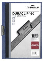 DURABLE Klip mappa 60lap Durable Duraclip®, sötétkék (220907) - iroszer24