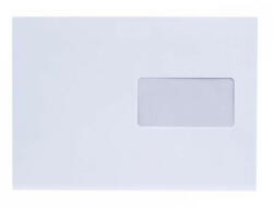 Bluering Boríték LC/5 szilikonos bélésnyomott bal ablakos 35x90mm 162x229mm B20A20 Bluering® fehér (BORLC5SZILI359B) - iroszer24