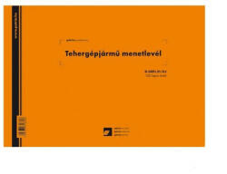 Bluering Tehergépjármű menetlevél A5, 100 lapos D. GEPJ. 21/5 Bluering® - iroszer24