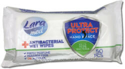  Antibakteriális fertőtlenítő hatású nedves törlőkendő 50 db/csom Lara Med - iroszer24