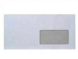 Bluering Boríték LC6/5 enyvezett bélésnyomott jobb ablakos 45x90mm 114x229mm J20A15 Bluering® fehér (BORC65AB4590JDB) - iroszer24