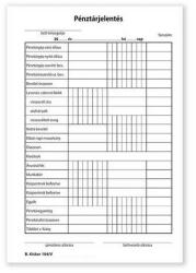 Bluering Pénztárjelentés A5, 25x2lapos B. KISKER. 104 Bluering® (NYOMTBKISKER104) - iroszer24