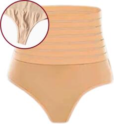 Rose Girl Chilot tanga modelator 2 in 1 postnatal cu talie inalta Beige Rose Girl (6427616121709)