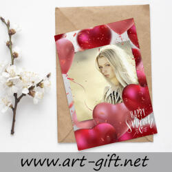 Art gift Картичка Балони