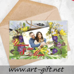 Art Gift Картичка с ваша снимка картички за 8 март