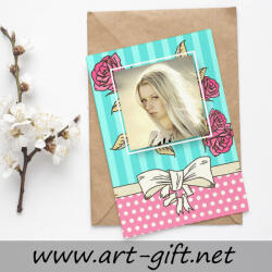 Art gift Картичка I Love 2