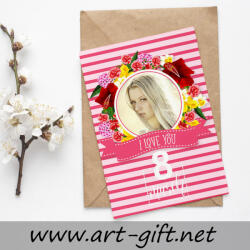 Art gift Картичка Y love You