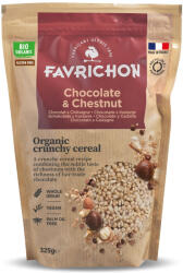 Favrichon Musli BIO cu cereale integrale, ciocolata si castane Favrichon