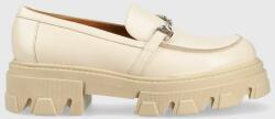 Charles Footwear bőr mokaszin Mey bézs, női, platformos, Mey. Loafer. 2.0 - bézs Női 39