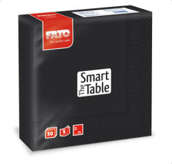 FATO Szalvéta 2 rétegű 1/4 hajtású 33 x 33 cm 50 lap/csomag Smart Table Fato_82622500 fekete (82622500) - iroszer24