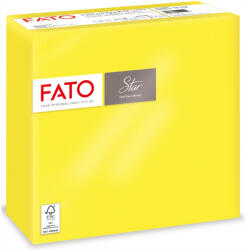 FATO Szalvéta 2 rétegű 38 x 38 cm 40 lap/cs Fato Star citrom_82991300 (82991300) - iroszer24