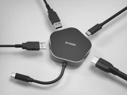 D-Link Hub USB DLINK DUB-M420, 4 porturi, negru (DUB-M420)