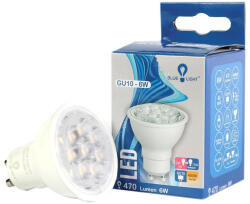 BLUE LIGHT Led 6W GU10 4000k 470lm Blue Light - iroszer24