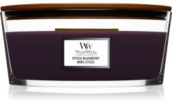 WoodWick Spiced Blackberry lumânare parfumată cu fitil din lemn (hearthwick) 453, 6 g