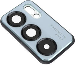 OPPO Piese si componente Geam Camera Spate - Rama Camera Spate Oppo Reno6 5G, Wide + Ultrawide + Macro, Albastru (Aurora Blue) (gcam/Reno6/5G/al) - vexio