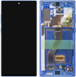 Samsung Piese si componente Display - Touchscreen Samsung Galaxy Note 10+ N975, Cu Rama, Albastru, Service Pack GH82-20838D (GH82-20900D) - vexio